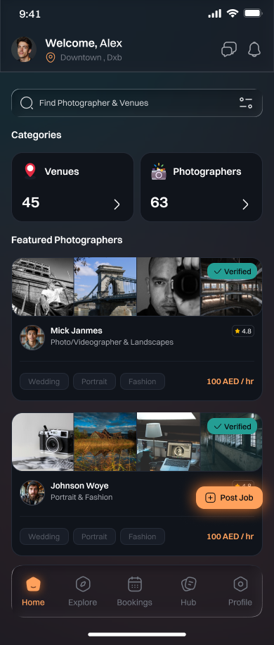 Yaso get started mobile screen